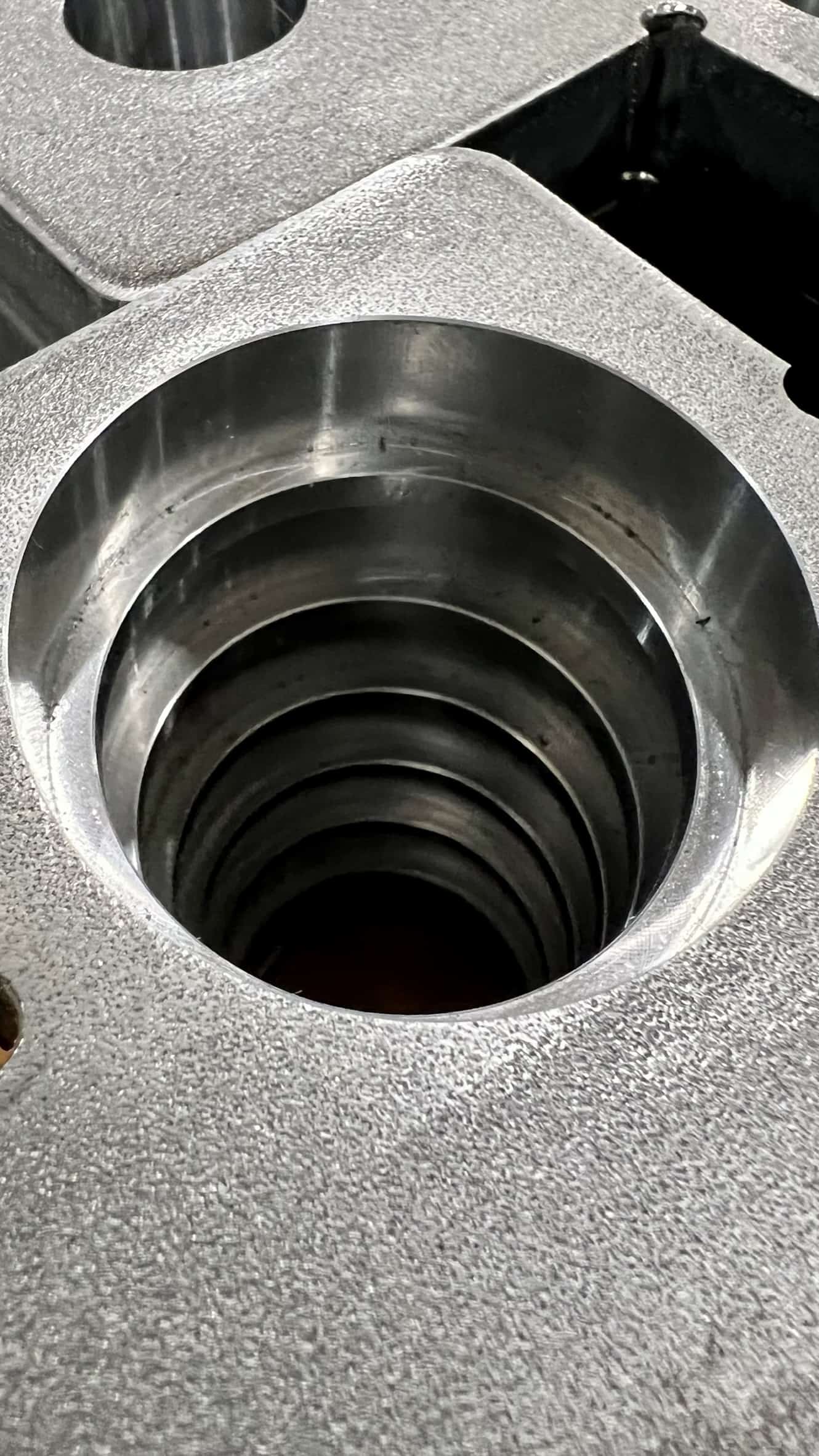 Parts moving to finishing after machining